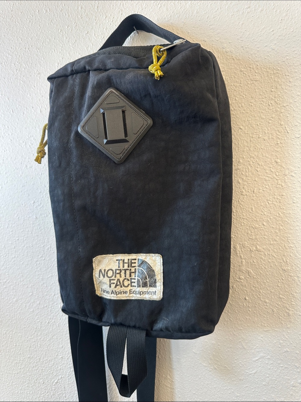 The North Face Black Daypack Sling Backpack Mini bag nylon